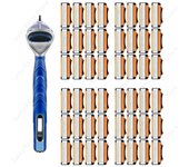 fusion Cyclic replaceable Razor Blade 5 Layers Safety Manual Shaving Head Replacement Professional Shaver Blades