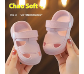 Suela suave antideslizante para niños, zapatillas de cabeza de bolsa de dibujos animados, zapatos para caminar para bebés, zapatos de doble propósito para salir en casa