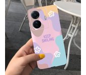 6.44" For Vivo T1 Pro 5G Case Shell Soft Shockproof TPU Silicone Back Case Phone Cover For VivoT1 Vivo V2151 Butterfly Bumper