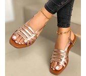 Women Flip Flops Flat Sandal Plus Size Shoes White black 43 42 41 40