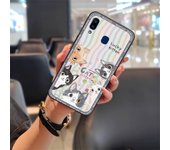 Back Cover Shockproof Phone Case For Samsung Galaxy A30/A20/M10s Anti-dust Dirt-resistant Cell Phone Sleeve Silicone TPU