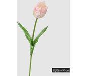 PU parrot tulipa simulación floral sistema de color fresco decoración del hogar 6 flores falsas simulación de boda ramo tulipa