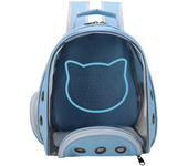 Bolsa de viaje portátil para gato, Mochila de tela Oxford de alta calidad, transpirable, transparente, Transportín para mascotas
