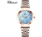 Nuevo reloj de cuarzo fritillario para mujer Haoshi Gold Solid Steel Belt Reloj para mujer