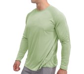 Men's UPF 50+ Rash Guard Long Sleeve Athletic T-shirts