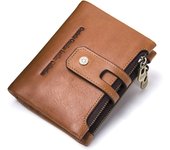 CONTACT'S 2022 New Arrival Genuine Leather Men's Wallet For Men Small Zipper Organizer Wallets Cash Carteira For Man Coin Purses