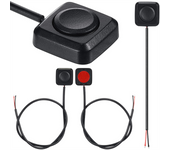 4 Pcs Momentary Switch Momentary Push Button ON Off Switch 12V 24V Surface Mount Mini Button Switch