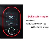 Smart WiFi Thermostat Programmable Knob Temperature Controller Electric Floor Heating Gas Boiler Thermostat for House Office