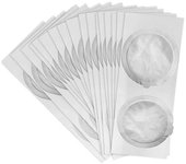 100PCS 62MM Disposable Coffee Capsule Seals Foils Cream Foam Coffee Filter Lid Sticker for Nespresso Vertuo