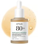 Anua Heartleaf 80 Soothing Ampoule, Hydration Facial Serum for Glass Skin, Panthenol, Hyaluronic Acid, Non-Greasy, Gentle Formula, Lightweight Essence, Vegan, Korean Skin Care, 30ml/1.01 fl.oz