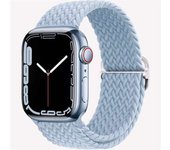 Strap For Apple Watch 44mm 40mm 45mm 41mm 38mm 42mm Elastic braided bracelet iwatch series 7 se 6 8 9 ultra 49mm band
