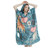 Surf Quick-Dry Hoodie Microfiber Robe Changing Swim Towel Beach Poncho For Adults (A26)