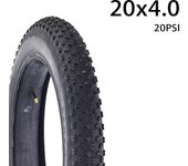 CHAOYANG 20×4.0 Electric Snowmobile Front Wheel Beach MTB Bicycle 20 inch 20PSI 140 KPA Fat Tire