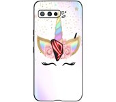 Case for ASUS ROG Phone 3 ZS661KS Case Black Matte Silicone Back Cover Phone Cases For ASUS zs661ks Flowers Fashion Bumper Capa