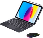 keyboard for iPad 10 Generation Magnetic Folio Split Stand Cover with Pen Holder  Backlit Keyboard