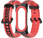 Strap for Mi Band 8 7 6 5 Silicone Bracelet for Mi Band 7 6 Strap Man Woman Breathable Rubber Watchband