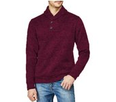 Men's Half Cardigan Men Autumn Loose Casual Pullover Jacket Long Sleeve Thin Fleece Sweater