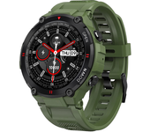 Military Smart Watch for Men Outdoor Waterproof Bluetooth Dail Calls Built in Speaker Tracker Fitness Watch with Sleep Monitor 1.3" HD Touch Screen Tactical Smartwatch for iOS Android Phone