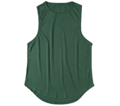 Verde Camiseta Sin Mangas de Gimnasio para Hombre Verano