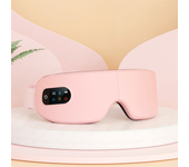 Masajeador de Ojos  con Calor, Música por Bluetooth, Masaje Vibratorio, Masajeador de Ojos Plegable para Aliviar la Fatiga Ocular, Ojos Secos y Mejorar el Sueño, Regalo para el Día de la Madre