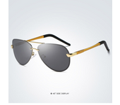 Gafas de Sol Hombre Polarizadas Clásico Aviador Metal Protección UV400
