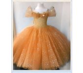 Glossy Butterfly Tutu Dress Princess Bella Dress, Party Dresses For Girls, Baby Kids Parade Dresses, COS Beauty And The Beast Co
