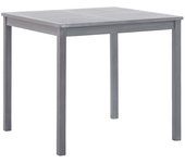 Mesa de Jardín de Madera maciza de Acacia gris 80x80x74 cm