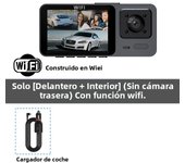 3 Channel WiFi Car DVR Three Way Dash Cam Inside Vehicle Camera DVRs Recorder FHD 1080P Video Mini Registrator Dashcam Camcorder