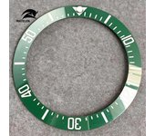 MATELION 39.8mm Ceramic Alloy Slope Watch Bezel Insert Ring Fit 43mm Watch Case NH35 NH34 GMT Diver Men Watch Part Accessories