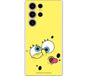 Funda compatible con Samsung Galaxy S23 Ultra - Bob Esponja Cara Fondo Amarillo