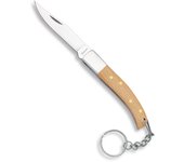 Navaja Albainox - Llavero, Acero INOX. Hoja de 6 cm. Camping Caza 18646