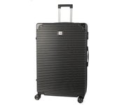 DAM Maleta gran volumen trolley rígida ultraligera, de ABS de alta resistencia con esquinas reforzadas. Cerradura numérica y 4 ruedas dobles extraíbles y giratorias 360°.  54x32x80Cm