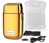 kemei TX1 rechargeable metal housing pro electric shaver for men hair beard electric razor bald shaving machine finishing fade