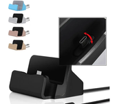 Type C USB Dock Charger Phone Holder for IPhone 15 14 13 12 11 Pro Max Samsung S24 S23 Cradle Dock Station Stand Charging Stand