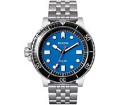 Reloj Hombre Nixon A1402-5236 Plateado - Pulsera de Acero Inoxidable - Esfera Azul