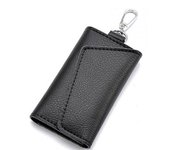 Car Key Case Leather Men Women Wallets Key Holder Housekeeper Covers Zipper Bag Keychain Cover for Keys Organizer Card Bag Gifts