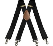 Tirantes Hombre Elásticos Adjustable 3,8cm Ancho Tirantes para Pantalones Hombre