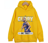 Stephen Curry Avatar Printed Children's Sports Hooded Hoodie Plus Velvet Sweatshirt Basketball Fan Kid Clothing Boys and Girls