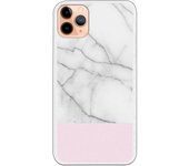 Funda compatible con iPhone 11 Pro Max - Mármol y rosa