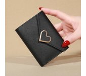 2023 New Small Wallet Women's Metal Short Fold Personalized Student Cute Mini Fashion Wallet Zero Wallet