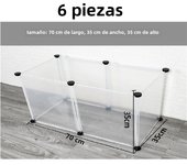 Playpen DIY Small Pet Freely Combined Foldable Dog Cage Yard Fence for Dog Cat Kitten Rabbit Guinea Pig Bunny Hedgehogs