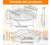3 Tier Air Fryer Rack Dehydrator Rack Cookware Steamer Rack Cooking Baking Pot Stand Kitchen Gadget Baking Pan BBQ Grill Cooker