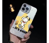 S-SnoopyS 15 Pro Max Cases So Cool For IPhone 12 13 14 15 16 Cases Phone Mobile Shockproof TPU Hard Shell Cellphones Iphone13