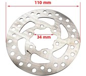 110mm Brake Disc Pads  For XIAOMI Mijia M365 Electric Scooter Accessories Rear Wheel Brake Disc For Mi 365 Parts
