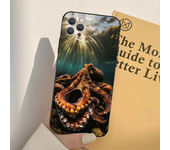 1pc Marine Life Ocean Octopus Phone Case Silicone Soft For IPhone 16 15 14 13 12 11 Plus Pro Max Plus
