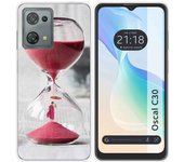 Funda Silicona para Blackview Oscal C30 / C30 Pro diseño Reloj Dibujos