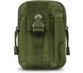 Bolsa de cinturón compacta para uso general, bolsa de cintura militar EDC para deportes, senderismo y acampada