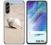 Funda Silicona para Samsung Galaxy S21 FE 5G diseño Concha Dibujos