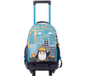 Totto Mochila infantil ruedas Funny Penguin S -Dimensiones:29.5 x 42 x 17.5 cm-Material: Poliester