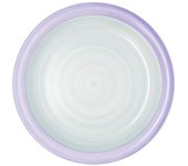 Plato Llano Cerámico Quid Kaleido 27CM - Gran Tamaño - Material Cálido y Natural - Apto Microondas - Pintado a Mano